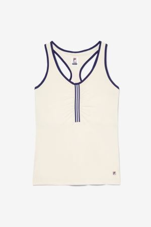 FILA Heritage Racerback Tank Vests Navy,Womens Tennis | CA.IJPAMV765